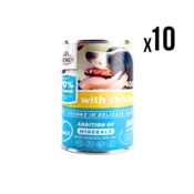 Frendi Vlažna hrana za pse, Piletina, 400g, 10 komada