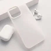 Maska Electro Glow Frame za iPhone 16 bela