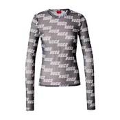 HUGO Majica z dolgimi rokavi 50534837 Črna Slim Fit