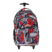 BEST BUY Ranac za decake, Sa tockicima, Trolley Spider-Man Comic, Sivi