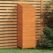 vidaXL Vrtna lopa rjava 55x52x174,5 cm trden les jelke