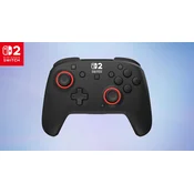 Turtle Beach Rematch brezžični igralni plošček v črni barvi za Nintendo Switch 2