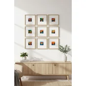 Wallxpert Slika Huhu75, 30x30cm, 9 delova