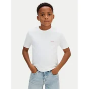 Calvin Klein Jeans Majica LVCKSJA08B Bela Regular Fit