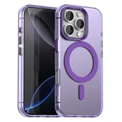 Hibridni ovitek Techsuit CandyCase MagSafe za iPhone 16 Pro Max - purple