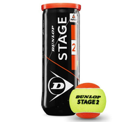 Dunlop Stage 2 Oranžne mini teniške žogice Pakiranje 3