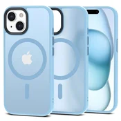 Tech-Protect MagMat MagSafe ovitek za iPhone 15 - Modra Mat