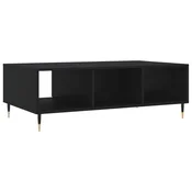 Stolic za kavu crni 104 x 60 x 35 cm od konstruiranog drva