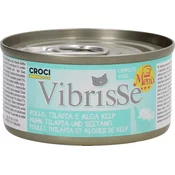 Croci Cat Menu - Piščanec, tilapija, alge - 70 g