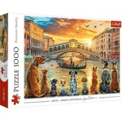 Trefl - Puzzle Psi v Benetkah - 1 000 kosov