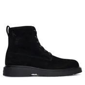 Gležnjarji Calvin Klein Combat Ess Lace Up Zip Boot Su YM0YM01371 Črna