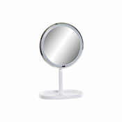 Uvecavajuce Ogledalo s LED Lampicama DKD Home Decor 20 x 20 x 33 cm Bijela Plastika