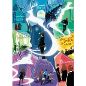 Trefl - Puzzle Premium plus: Harry Potter: Čarovniški uroki in zaščitniki - 1 000 kosov