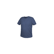 HOEGERT T-SHIRT, 100% BOMBAŽ, TEMNO MODRA