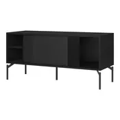 Črna TV omarica 116x55x42 cm Met Mini – noo.ma