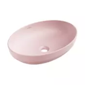 Mexen Cornelia umivalnik na pultu 50 x 37 cm, roza mat - 21885044