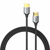 Vention ultra cienki kabel hdmi hd 1m vention alehf (szary)