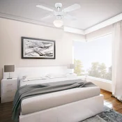 Ventilator Westinghouse Portland Ambiance bele barve - Dnevna soba/jedilnica - bela, bukev - Les