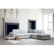 Atelier del Sofa Ugaona garnitura Loop 4 95x85x246cm Siva