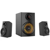 Fenda Zvočniki F&D F190X/ 2.1/ 46 W/ črna/ BT5.0/ FM radio/ predvajanje USB/ osvetlitev LED/ daljinski upravljalnik