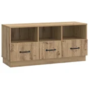 Vidaxl TV omarica Artisan hrast 102 x 34,5 x 47 cm Inženirski les