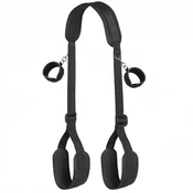 Adam i Eva BDSM Bondage set: kaiš za vezivanje, vrat-ruke, Crni