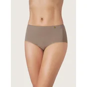 zd ZERO DEFECTS Spodnje hlače Atenea high waist Soy fiber rjava