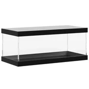 Vidaxl Razstavna škatla prozorna 34x16x14 cm akril