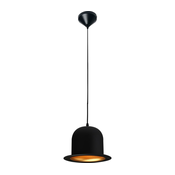 Searchlight 27024 - Luster na sajli 1xE27/60W/230V crni