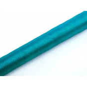 PartyDeco Organza turkizna barva 36cm x 9m