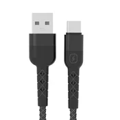 MOXOM USB data kabl MX-CB126 3A Type C 1m/ crna