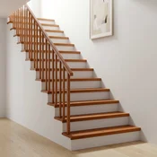 vidaXL Stopnice 2 kos 120 x 30 x 2 cm Rjava Masivno hrastovo les