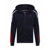 Muška sportski pulover Tommy Hilfiger Trim Full Zip Hoody - desert sky