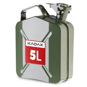KADAX Kanister za gorivo 5 L, kovinska posoda za vodo in olje