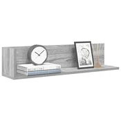 vidaXL vidaXL Stenske police 2 kosa siva sonoma 75x16,5x16,5 cm inž. les, (21814511)