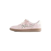 Pull&Bear Nizke superge BAMBA staro roza/bela