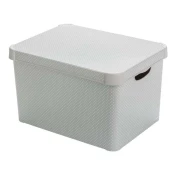 Box Curver DECO STOCKHOLM L, siva/pike, 40x25x30 cm
