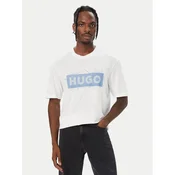 HUGO Majica Naxter 50570028 Bela Regular Fit