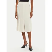 Rinascimento Midi krilo CFC0122491003 Écru Regular Fit