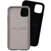 JUST IN CASE Set dve maske za telefon iPhone 11 MIX PLUS crni