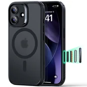 Hibridni ovitek ESR Classic Hybrid HaloLock za iPhone 17 - black