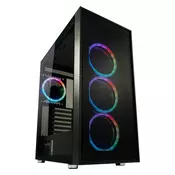 LC POWER Kucište gaming 802B Wanderer X ATX, Crno
