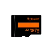 Apacer microSD XC 64GB spominska kart. UHS-I U3 R100 V30 A2 AP64GMCSX10U8-R