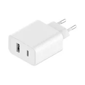 Xiaomi Omrežni polnilnik Xiaomi Travel Charger Combo BHR4996GL USB-A/USB-C 33W PD - bel