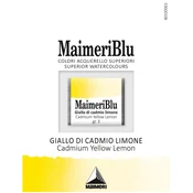 Maimeri Blu Akvarelne barve Cadmium Yellow Lemon 082 1,5 ml 1 kos