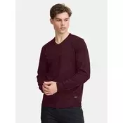 Blend Pulover 20717955 Bordo rdeča Regular Fit