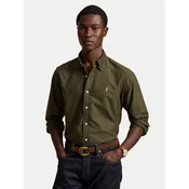 Polo Ralph Lauren Srajca 710805564520 Temno zelena Regular Fit