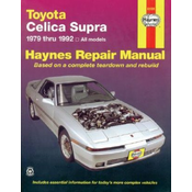 Toyota Celica Supra (1979-1992) Automotive Repair Manual