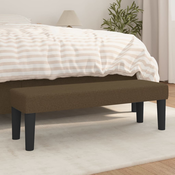 Shumee Klop temno rjava 100x30x30 cm blago, (20698328)