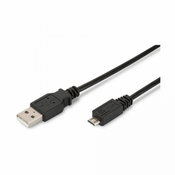 SBOX kabel USB A-B mikro 1m črn